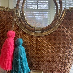 Lily Pulitzer Straw Bag